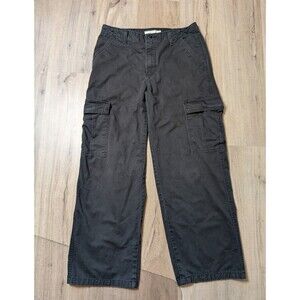 Levi's Size 29 Cargo Pants '94 Baggy Wide Leg Black Utility Skater Grunge